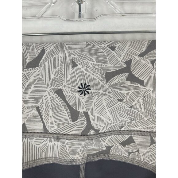 Athleta Leggings Size Small Palm All 7/8 Tight Gray - Picture 10 of 14